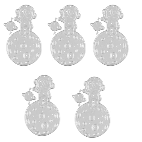 5 x Aushöhlbare Prägeschablonen Astronaut, Bär, Stanzformen für Einladungen, Karten, Scrapbooking, Alben 5 x Aushöhlbare Prägeschablonen Astronaut, Bär, Stanzformen für Einladungen, Karten, Scrapbooking, Alben von LIbgiubhy