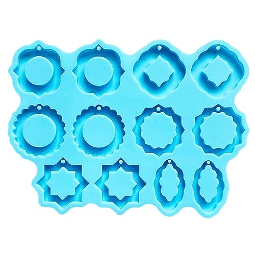 6 Stile kombinierte Ohrring-Kombinations-Ornament-Formen, Epoxid-Schmuckform, Kunstharz, Guss, Anhängerform, geeignet von LIbgiubhy
