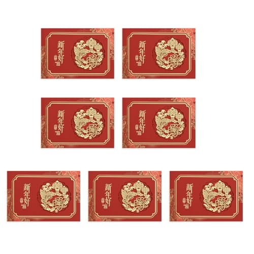 7 x 3D-Popup-Chinesische Neujahrskarten 2025 Jahr der Schlange Neujahrskarten für Familie, Freunde, Kinder 7 x 3D-Popup-Chinesische Neujahrskarten 2025 Jahr der Schlange Neujahrskarten für Familie, Freunde, Kinder von LIbgiubhy