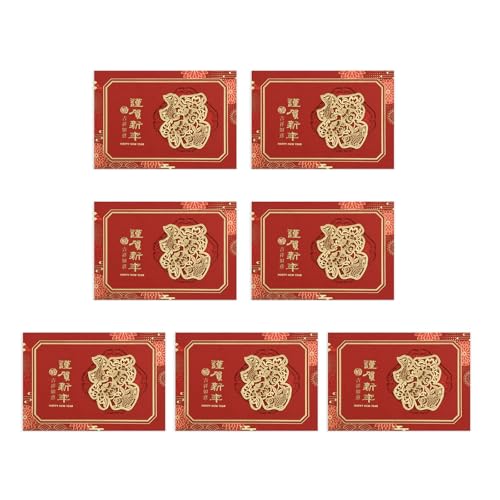 7 x 3D-Popup-Chinesische Neujahrskarten 2025 Jahr der Schlange Neujahrskarten für Familie, Freunde, Kinder 7 x 3D-Popup-Chinesische Neujahrskarten 2025 Jahr der Schlange Neujahrskarten für Familie, Freunde, Kinder von LIbgiubhy
