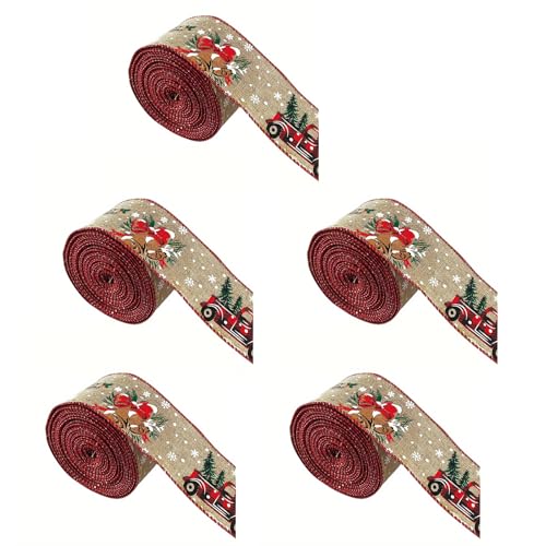 Festival-Weihnachtsbaum-Band, effektive Geschenkbänder, Anhänger in verschiedenen Farben und Designs von LIbgiubhy