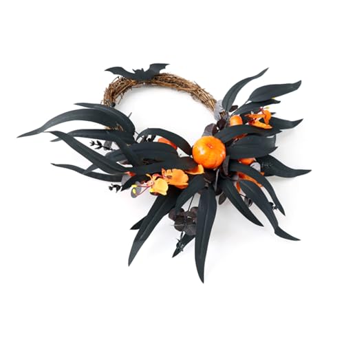 Halloween-Girlanden zum Aufhängen, Kranz für drinnen und draußen, Feste, Party-Dekorationen, stilvolles Urlaubszubehör Halloween-Girlanden zum Aufhängen, Kranz für drinnen und draußen, Feste, Party-Dekorationen, stilvolles Urlaubszubehör von LIbgiubhy