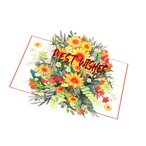 Handgefertigte 3D-Sonnenblumen-Grußkarte, elegante 3D-Sonnenblumen, Popup-Karte, stabile Papierkarte für Hochzeiten, Jubiläen Handgefertigte 3D-Sonnenblumen-Grußkarte, elegante 3D-Sonnenblumen, Popup-Karte, stabile Papierkarte für Hochzeiten, Jubiläen von LIbgiubhy