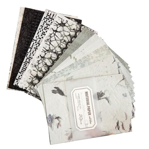 LIbgiubhy 20 Blatt Scrapbooking-Papier, ästhetisches dekoratives Papier für Scrapbooking, Tagebuch, Fotoalbum, Verzierung LIbgiubhy 20 Blatt Scrapbooking-Papier, ästhetisches dekoratives Papier für Scrapbooking, Tagebuch, Fotoalbum, Verzierung von LIbgiubhy