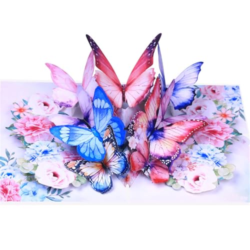 LIbgiubhy 3D Geburtstagskarte Für Männer Frauen Mann Ehefrau Opa Sohn Tochter Dancing Butterfly Blumenkarten LIbgiubhy 3D Geburtstagskarte Für Männer Frauen Mann Ehefrau Opa Sohn Tochter Dancing Butterfly Blumenkarten von LIbgiubhy