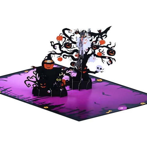 LIbgiubhy 3D Popup Halloween Grußkarte Zarte 3D Vogelscheuchen Halloween Grußkarte Für Saisonale Party LIbgiubhy 3D Popup Halloween Grußkarte Zarte 3D Vogelscheuchen Halloween Grußkarte Für Saisonale Party von LIbgiubhy