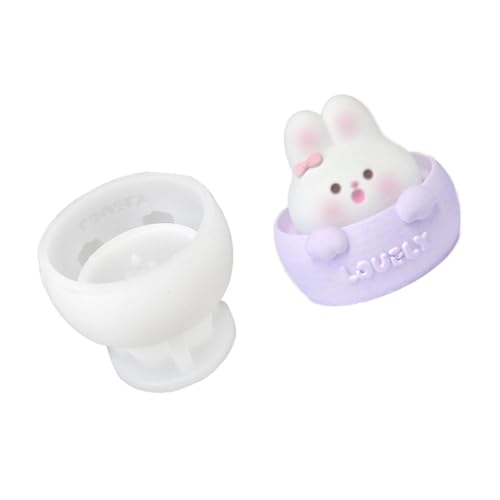 LIbgiubhy 3D-Silikonformen für Tassen, Kaninchen, handgefertigt, Seifenformen, Bastelformen, Ornamente, Gießformen, Bastelbedarf LIbgiubhy 3D-Silikonformen für Tassen, Kaninchen, handgefertigt, Seifenformen, Bastelformen, Ornamente, Gießformen, Bastelbedarf von LIbgiubhy