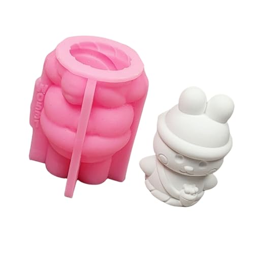 LIbgiubhy 3D-Silikonformen mit Hasen, Tierformen, Ornament-Formen, Epoxidharz, Gips, Formen zur Herstellung von Formen von LIbgiubhy