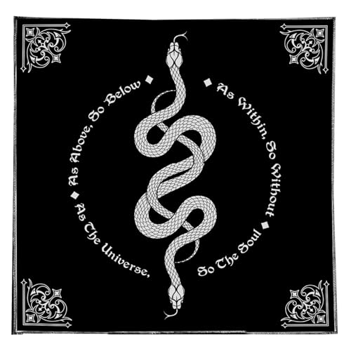 LIbgiubhy Eleganter Tarottischabdeckung Dekorative Tarots Fabric Astrologys Table Deckmantel Für Psychische Lesungen Und Kristall von LIbgiubhy