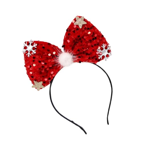 LIbgiubhy Modischer Haarreif für Weihnachten, Haarschmuck, Haarstyling-Werkzeug für Kinder und Erwachsene, Foto-Requisiten von LIbgiubhy