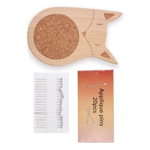 LIbgiubhy Nadelhalter mit Tiermotiv, Holz, Nadelkissen, Nähnadel-Organizer für Näharbeiten, Kleidung, Holznadelhalter LIbgiubhy Nadelhalter mit Tiermotiv, Holz, Nadelkissen, Nähnadel-Organizer für Näharbeiten, Kleidung, Holznadelhalter von LIbgiubhy