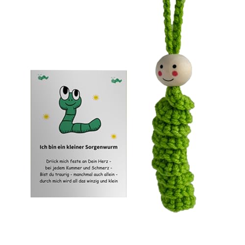 LIbgiubhy Raupen zum Stressabbau, handgefertigt, gehäkelt, Stressabbau, Geschenkkarte, Zubehör für Emotionen LIbgiubhy Raupen zum Stressabbau, handgefertigt, gehäkelt, Stressabbau, Geschenkkarte, Zubehör für Emotionen von LIbgiubhy