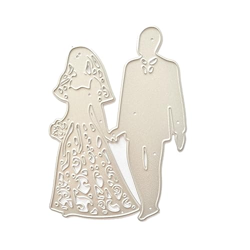 LIbgiubhy Stanzformen für Hochzeitspaare, Scrapbooking, Prägeschablonen für Bastelarbeiten, Hochzeitseinladungen, Kartenherstellung LIbgiubhy Stanzformen für Hochzeitspaare, Scrapbooking, Prägeschablonen für Bastelarbeiten, Hochzeitseinladungen, Kartenherstellung von LIbgiubhy