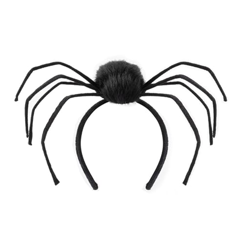 LIbgiubhy Verstellbarer Kopfschmuck in Spinnenform, Halloween-Spinnenkönigin, Kopfschmuck für einen eindringlich stilvollen Feier-Look von LIbgiubhy