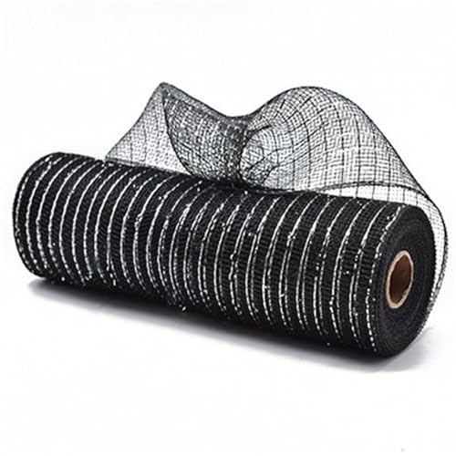 LIbgiubhy Weihnachts-Metallic-Netzband, 25,4 cm x 9,4 m, Geschenkband für Kranz, Zuhause, Party, Dekoration, Kunsthandwerk LIbgiubhy Weihnachts-Metallic-Netzband, 25,4 cm x 9,4 m, Geschenkband für Kranz, Zuhause, Party, Dekoration, Kunsthandwerk von LIbgiubhy