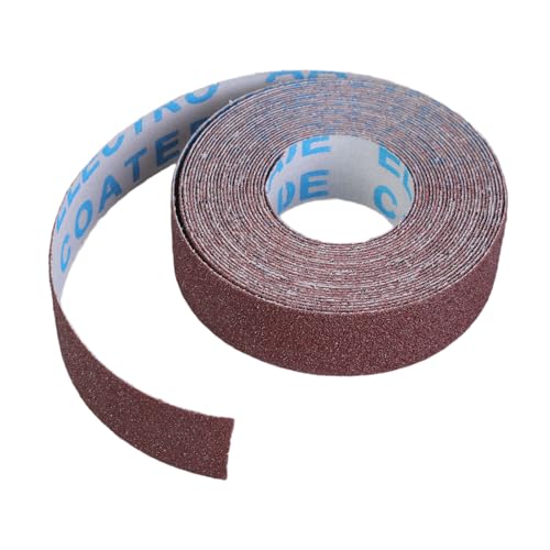 Langlebige Schleifpapierrolle zum Entfernen von Rost und Oberflächen, Nachbearbeitung, Schleifpapierrolle, breite Anwendung, 25 mm x 6 m von LIbgiubhy