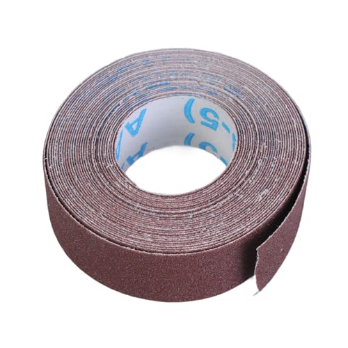 Langlebige Schleifpapierrolle zum Entfernen von Rost und Oberflächen, Nachbearbeitung, Schleifpapierrolle, breite Anwendung, 25 mm x 6 m von LIbgiubhy