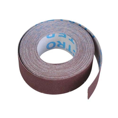 Langlebige Schleifpapierrolle zum Entfernen von Rost und Oberflächen, Nachbearbeitung, Schleifpapierrolle, breite Anwendung, 25 mm x 6 m von LIbgiubhy