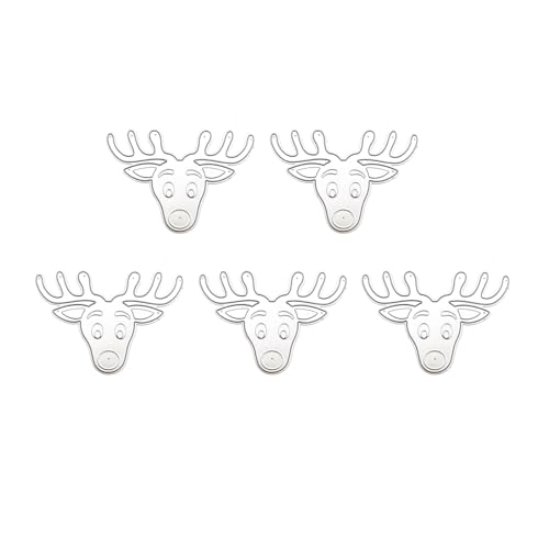 Metall-Stanzschablonen, Weihnachtsglocken, Stanzformen für Scrapbooking, Karten, Dekorationen, 5 Stück von LIbgiubhy