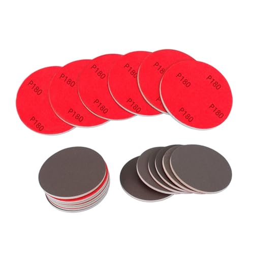 Runde Schleifpads für effiziente Oberflächen, Glätten und Polieren von Holz, Metall, Schleifschwämme, 20 Stück von LIbgiubhy