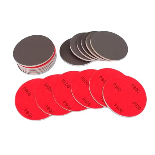 Runde Schleifpads für effiziente Oberflächen, Glätten und Polieren von Holz, Metall, Schleifschwämme, 20 Stück von LIbgiubhy