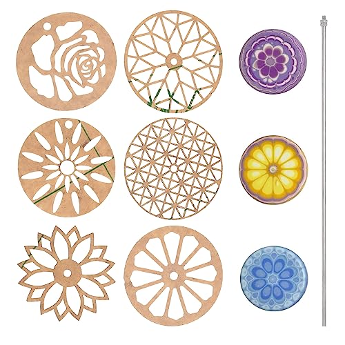 Runde Seifenform, 6 Stile, 7 cm, für kreative Seifen, zum Durchziehen von Seifen, Kuchendekoration Runde Seifenform, 6 Stile, 7 cm, für kreative Seifen, zum Durchziehen von Seifen, Kuchendekoration von LIbgiubhy