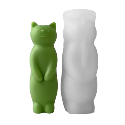Silikon-Ton-Formen, Epoxidharz-Formen, Tiermotiv, Ornament-Formen für die Herstellung von Katzendekorationen von LIbgiubhy
