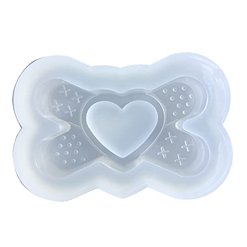 Silikonform für 3D-Bandage, Herz, Epoxidharz, Schmuck, Anhänger, Werkzeuge, Schlüsselanhänger, Formherstellungszubehör Silikonform für 3D-Bandage, Herz, Epoxidharz, Schmuck, Anhänger, Werkzeuge, Schlüsselanhänger, Formherstellungszubehör von LIbgiubhy