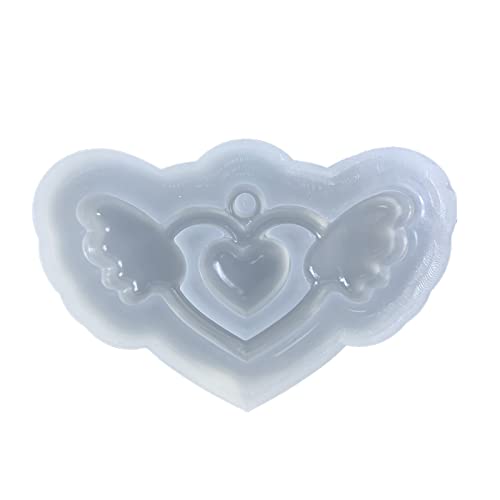 Silikonform für Liebesanhänger, Epoxidharz, Schlüsselanhänger, Ohrringe, Schmuck, Werkzeuge, Bastelzubehör Silikonform für Liebesanhänger, Epoxidharz, Schlüsselanhänger, Ohrringe, Schmuck, Werkzeuge, Bastelzubehör von LIbgiubhy