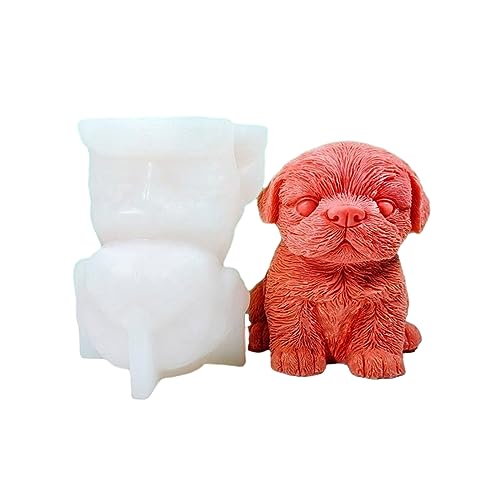 Silikonform für kleine Hunde, Epoxidharz, sitzender Hund, Ornament, Schmuckherstellungswerkzeug von LIbgiubhy
