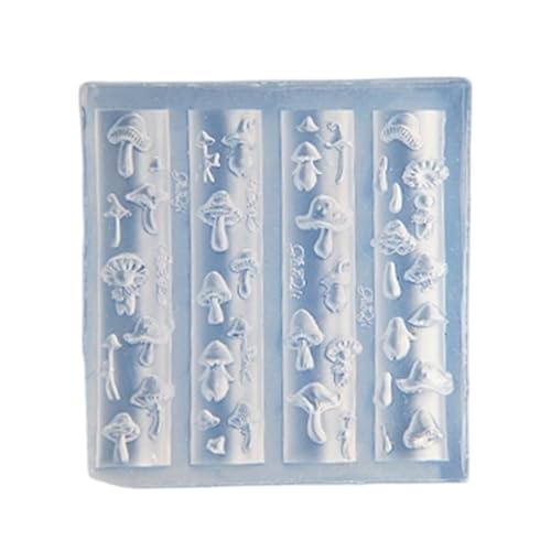 Silikonnägel Kunstform Accessoire Formen Food Thema 3D Nägel Dekorative Schimmel Silikon Textur Ideal Für Verschiedene Nägeltypen von LIbgiubhy