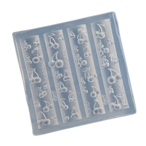 Silikonnägel Kunstform Accessoire Formen Food Thema 3D Nägel Dekorative Schimmel Silikon Textur Ideal Für Verschiedene Nägeltypen von LIbgiubhy