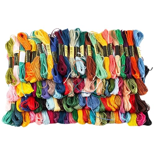 Stable Crafting Essential Bright Polyester-Stickseide für Kreuzstiche, weiches, stabiles Garn für Handarbeiten von LIbgiubhy