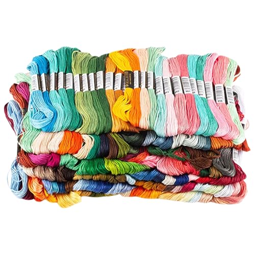 Stable Crafting Essential Bright Polyester-Stickseide für Kreuzstiche, weiches, stabiles Garn für Handarbeiten von LIbgiubhy