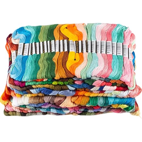 Stable Crafting Essential Bright Polyester-Stickseide für Kreuzstiche, weiches, stabiles Garn für Handarbeiten von LIbgiubhy