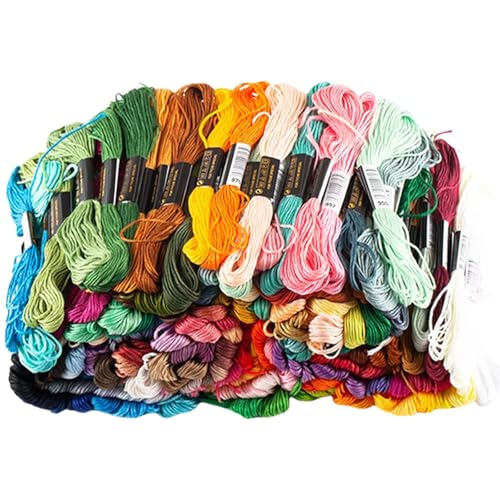 Stable Crafting Essential Bright Polyester-Stickseide für Kreuzstiche, weiches, stabiles Garn für Handarbeiten von LIbgiubhy