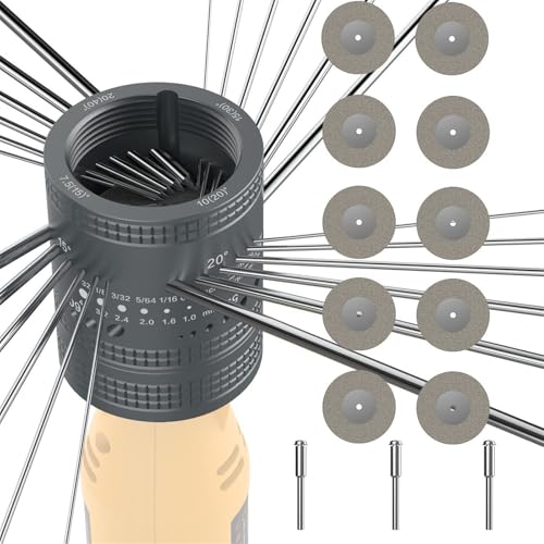 Stahlelektroden-Schärfer, Schleifkopf, WIG-Schweißwerkzeug-Set mit Trennschlitz, 10 und 3 Dorn Stahlelektroden-Schärfer, Schleifkopf, WIG-Schweißwerkzeug-Set mit Trennschlitz, 10 und 3 Dorn von LIbgiubhy