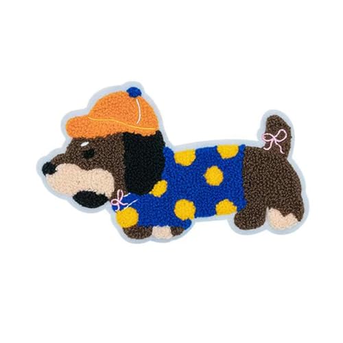 Stickerei Terry Stoffhundflecken Für Bastelhaarclip Projekt Stirnband Hund Applikationen Kopfbedeckung Kleidung Dekore von LIbgiubhy