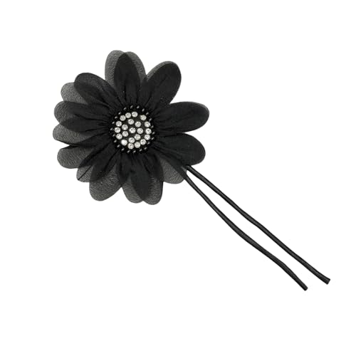 Strass-Tüll-Blumen-Applikationen für handgefertigte Projekte, Hüte, Schals, Taschen, Materialien, Blumenaufnäher, Applikation von LIbgiubhy