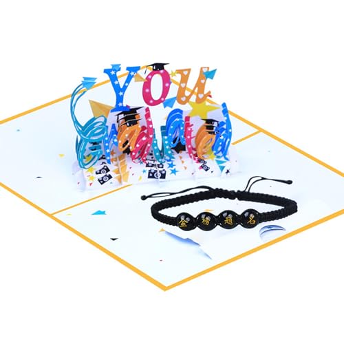 Viel Glück mit 3D-Grußkarte, für Studenten und Pädagogen, inspirierender Schmuck Viel Glück mit 3D-Grußkarte, für Studenten und Pädagogen, inspirierender Schmuck von LIbgiubhy