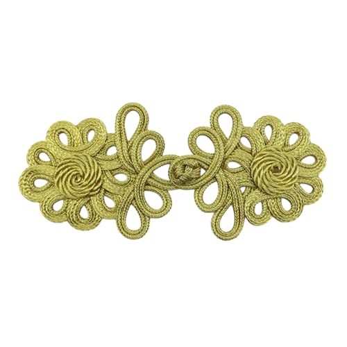 Zarte goldene Draht-Nähverschlüsse, Cheongsam-Knöpfe, exquisit, geeignet für chinesische Kulturbegeisterte Zarte goldene Draht-Nähverschlüsse, Cheongsam-Knöpfe, exquisit, geeignet für chinesische Kulturbegeisterte von LIbgiubhy