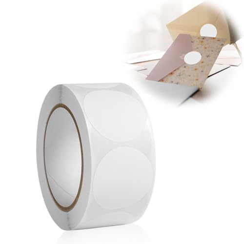 1 Rolle 500 Aufkleber Runde Aufkleber 25mm Farbcodierte Etiketten Rolle Klebeband Dots Weiß 1 Rolle 500 Aufkleber Runde Aufkleber 25mm Farbcodierte Etiketten Rolle Klebeband Dots Weiß von LJFEA