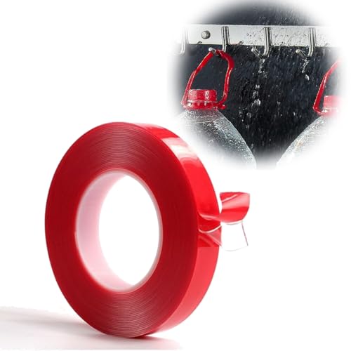 Doppelseitiges Klebeband Extra Stark - 3m x 10mm, Wasserdichtes Multifunktionales Montageklebeband für Wand und LED-Streifen, Auto, Wohn, Bürodekor und Außende Doppelseitiges Klebeband Extra Stark - 3m x 10mm, Wasserdichtes Multifunktionales Montageklebeband für Wand und LED-Streifen, Auto, Wohn, Bürodekor und Außende von LJFEA
