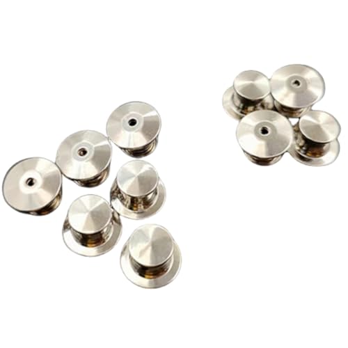 LJFEA Verschlussstifte Metall Pin Keepers Rücken Lock Verschluss für Schmuck Brosche Pins Namensschild Basteln DIY 30 Stück, Silbe LJFEA Verschlussstifte Metall Pin Keepers Rücken Lock Verschluss für Schmuck Brosche Pins Namensschild Basteln DIY 30 Stück, Silbe von LJFEA