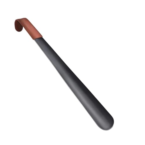 LJHFG63KUYT Schuhanzieher Extra Langer Schuhlöffelheber, 30/42 cm, mit Lederband, Schuhlöffellöffel aus Edelstahl for Schuhzubehör für alle Schuhe(42cm) von LJHFG63KUYT