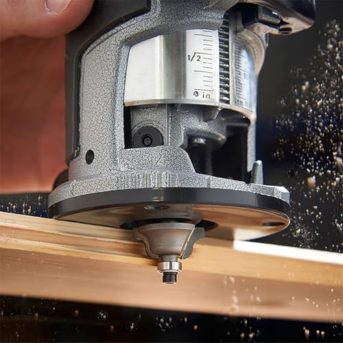 Holzbearbeitungs-Handrouter, 600-W Großer Motor, 6-Gang-Geschwindigkeitsschalter, Verdickter Hilfsführer Lineal Mit Versetzter Basis Für Granit-Marmorbetonstein,A Holzbearbeitungs-Handrouter, 600-W Großer Motor, 6-Gang-Geschwindigkeitsschalter, Verdickter Hilfsführer Lineal Mit Versetzter Basis Für Granit-Marmorbetonstein,A von LJLAO