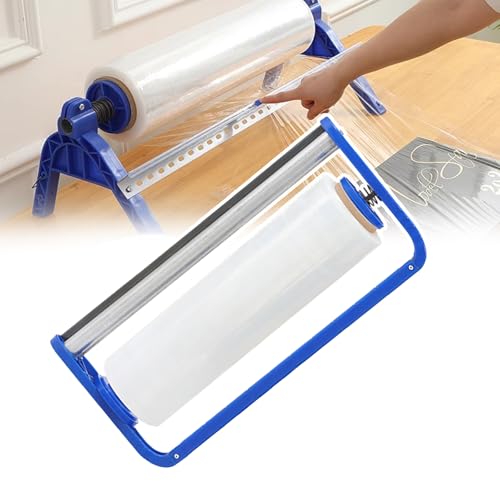 LJLAO Hand-Stretchwickelwerkzeug, Handgerät, Stretchfolien-Verpackungsmaschine, Starke Tragfähigkeit, Wand-/Desktop-Verpackung Für 30/50 cm Stretchfolie,50cm von LJLAO