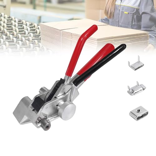 LJLAO Umreifungswerkzeug-Set, Hand-Umreifungsspanner, Anti-Rutsch-Griff, Sprühfarbe Und Galvanisierung, Für Stahlbänder Mit Einer Breite Von 25 Mm Und Einer Dicke Von Weniger Als 1,0 Mm,A LJLAO Umreifungswerkzeug-Set, Hand-Umreifungsspanner, Anti-Rutsch-Griff, Sprühfarbe Und Galvanisierung, Für Stahlbänder Mit Einer Breite Von 25 Mm Und Einer Dicke Von Weniger Als 1,0 Mm,A von LJLAO