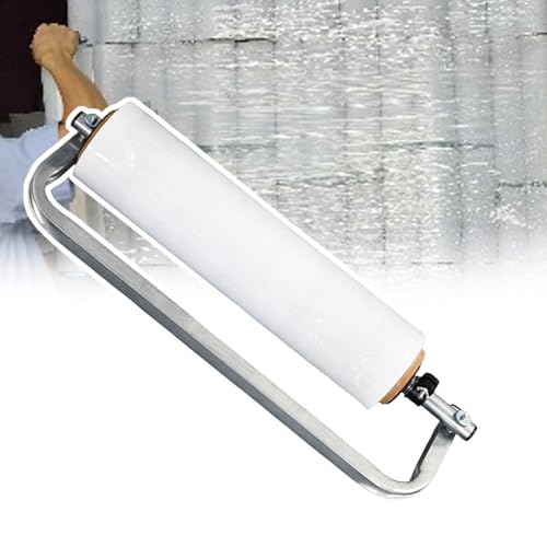 Paletten-Stretch-Schrumpffolienspender-Halterwerkzeug, Hand-Stretchfolienmaschine, Verzinktes Eisenrohr, Verstellbares Elastisches Armband, Leicht Zu Zerlegen,60cm von LJLAO