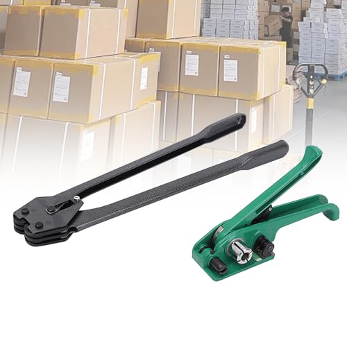 Umreifungsmaschine Aus Stahl, Kreuzspannwinde, rutschfeste Presszähne, Nicht Leicht Abzunehmen, Dicker Griff, Für PET-Bandbreiten Von 13 Mm/16 Mm/19 Mm,D Umreifungsmaschine Aus Stahl, Kreuzspannwinde, rutschfeste Presszähne, Nicht Leicht Abzunehmen, Dicker Griff, Für PET-Bandbreiten Von 13 Mm/16 Mm/19 Mm,D von LJLAO